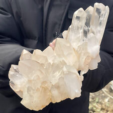 3.19LB Natural white Crystal Himalayan quartz cluster /mineralsls Specimen picture