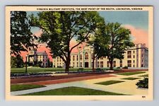 Lexington VA- Virginia, Military Institute, Antique, Vintage c1949 Postcard picture