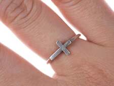 James Avery Sterling Horizon cross ring picture