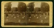 b154, J.F. Jarvis Stereoview, # -, Arlington Cemetery - Civil War, VA, 1868 picture