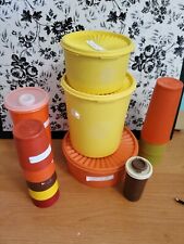 Large Lot of Vintage Tupperware Canisters, Cups, Shaker  picture