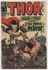 Mighty Thor 128 Marvel 1966 VG FN Hercules Pluto Hippolyta Jack Kirby Stan Lee picture