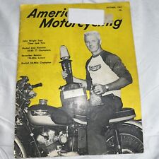 American Motorcycling Magazine October 1962 Triumph Markel Resweber Vintage  picture