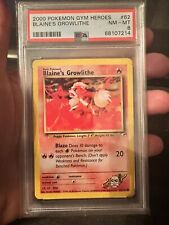 Pokemon Growlithe 3 Card Lot Topps & Wizards Of The Coast Era PSA 8&9 picture
