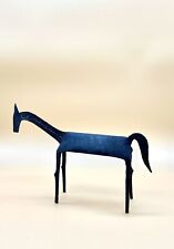 Vintage MCM ART DECO PRIMITIVE CAST IRON HORSE, Abstract Minimalist HANDMADE picture