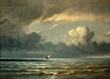 Art Oil painting Marine-Jules-DuprE-Oil-Painting seascape with storm art picture