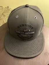 Harley Davidson Fitted Hat New Era 59Fifty Size 7 5/8 XL Excellent Condition picture