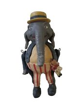 VTG POLIWOGGS AMERICAN FOLK ART COLLECTIBLE JULY 4TH PATRIOTIC ELEPHANT DONKEY  picture