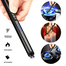  Electric Lighter USB Rechargeable Dual Arc Flameless Windproof Electric Plasma  picture