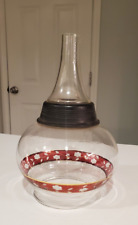 Vintage Kent Cranberry Flash Glass Upper Bowl ONLY for Vacuum Coffee Pot picture