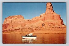 UT-Utah, Lake Powell, Gunsight Butte, Scenic, Vintage Postcard picture