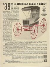 Original 1907 Sears Roebuck AMERICAN BEAUTY BUGGY Carriage Advertising Flyer picture