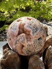Rhodochrosite Large Crystal Ball AAA+ : Love Compassion Light Argentina 49mm 12 picture