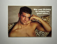 Vintage 1992 Playgirl Naughty Adult Birthday Card w/ Nude Man. picture