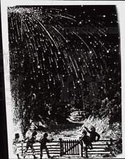1939 Press Photo Leonid Meteor Shower Illustration, 1833 - nei49086 picture