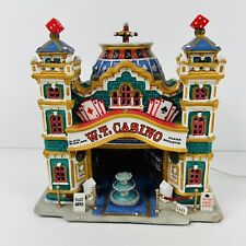2009 Lemax Carole Towne W.T. Casino Christmas Village House Gaming Poker Slots picture