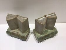 Fulper Pottery Book Bookends Paper Lable and Stamped picture