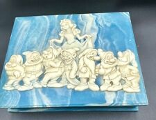 Vintage Disney Parks Collectible Snow White And Seven Dwarfs Disney Jewelry Box  picture