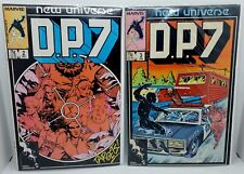 Vintage LOT of 2 Universe D.P.7 #2 & #3 (Marvel Comics, 1986) 1st Ed 1st Print🔥 picture