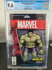 TOTALLY AWESOME HULK #1 CGC 9.6 GRADED ACTION FIGURE COVER 1ST LADY HELLBENDER picture