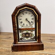 Antique New Haven Mantel Clock, Gem Cottage For Parts Or Repair picture
