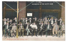BIZARRE MEMBERS of the NUTTY CLUB - Hotel Pullmann HOT SPRINGS AR ca1908 Rare picture