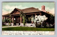 Los Angeles CA-California, California Log Cabin, c1908 Antique Vintage Postcard picture