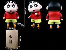 New 1/1 Crayon Shin-Chan 43cm PVC Anime Statue Toy Box Set picture