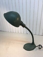 Vin Flexable Goose Neck Desk Lamp Cast Iron Base 1940s  picture