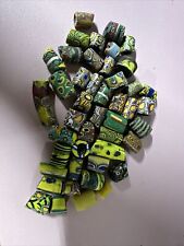 Stunning Lot of Mixed Antique Venetian Millefiori Glass African Trade Beads /45 picture