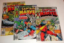 CAPTIAN MARVEL #60,61,62 MARK JEWELRY INSERTS BRODERICK ART GLOSSY NM 9.2'S 1979 picture
