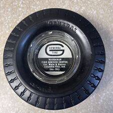 General Tire , Tire Ashtray Vintage Glass Advertisement Columbia CI TY Ind picture