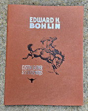 Rare Original Edward H. Bohlin Custom Leather & Silver Works Sales Catalog picture