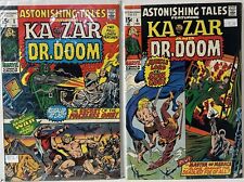 Astonishing Tales #3-4 (1970) Ka-Zar and Doctor Doom *Fine* picture