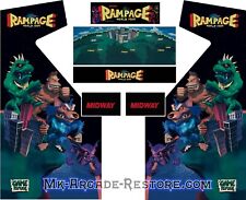 Rampage World Tour Side Art Arcade Cabinet Kit Artwork Graphics Decals Print picture