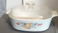 VTG Corningware ABUNDANCE  A-2-B casserole dish 2 L~with lid~USA  picture
