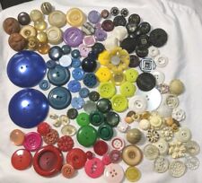 Vintage Button Lot Novelty Marion Weeber Figural Shank Celluloid Lucite 120 Pc picture