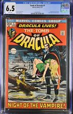 Tomb Of Dracula (1972) #1 CGC FN+ 6.5 1st Appearance Neal Adams Cover picture