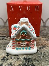 NEW Vintage Avon Sugary Scents Collection Ceramic Gingerbread House Diffuser vtg picture