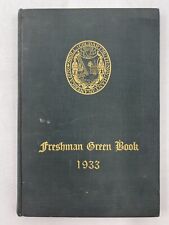 The 1933 Green Book • Annual of the Freshman Class at Dartmouth • HC picture
