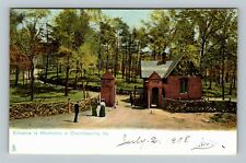 Charlottesville VA, Entrance To Monticello, Virginia Vintage Postcard picture