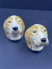 Vintage Rosemeade Pottery English Setter Dogs salt and pepper shakers picture