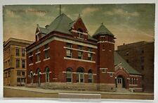 1907-1915 Post Office Postcard Bloomington Illinois IL  picture