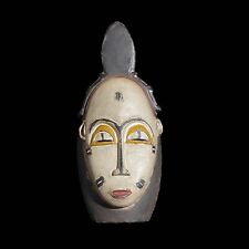 Guro Nice White Mask Tribal Mask Handmade Antiques Wooden Masque -7834 picture