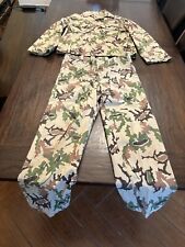 Egyptian Army Scrambled Eggs Amoeba Camo Uniform Small Good Used Condition picture