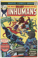 Inhumans 1 Marvel 1975 VF Gil Kane Black Bolt Medusa Blastaar picture