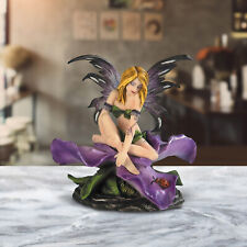 Violet Flower Fairy Statue 4.5