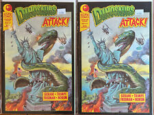 DINOSAURS ATTACK, ECLIPSE COMICS, 1991,  #1  QTY: 2 TOTAL, VERY GOOD picture
