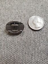 Vintage Traub Pewter White House Pin Made in Canada picture