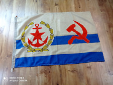 Vintage Soviet original flag of the Commander of the USSR Navy Pacific Fleet. picture